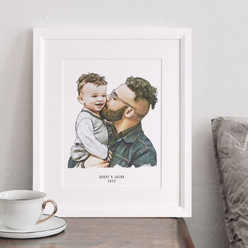 First Fathers Day Dad And Baby Portrait, 4 of 6
