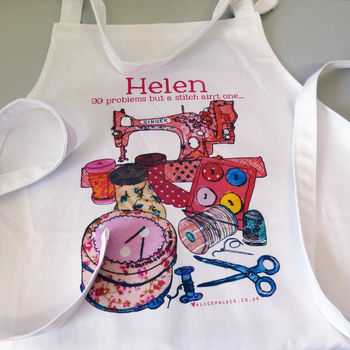 Personalised Sewing Apron, 2 of 9