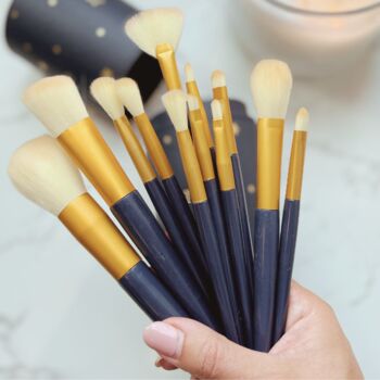 Make Up Brushes In Star Travel Case Gift 12 Brush Set, 3 of 6