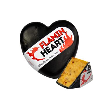 Flamin Heart Spicy Cheddar Cheese Truckle 200g, 2 of 2
