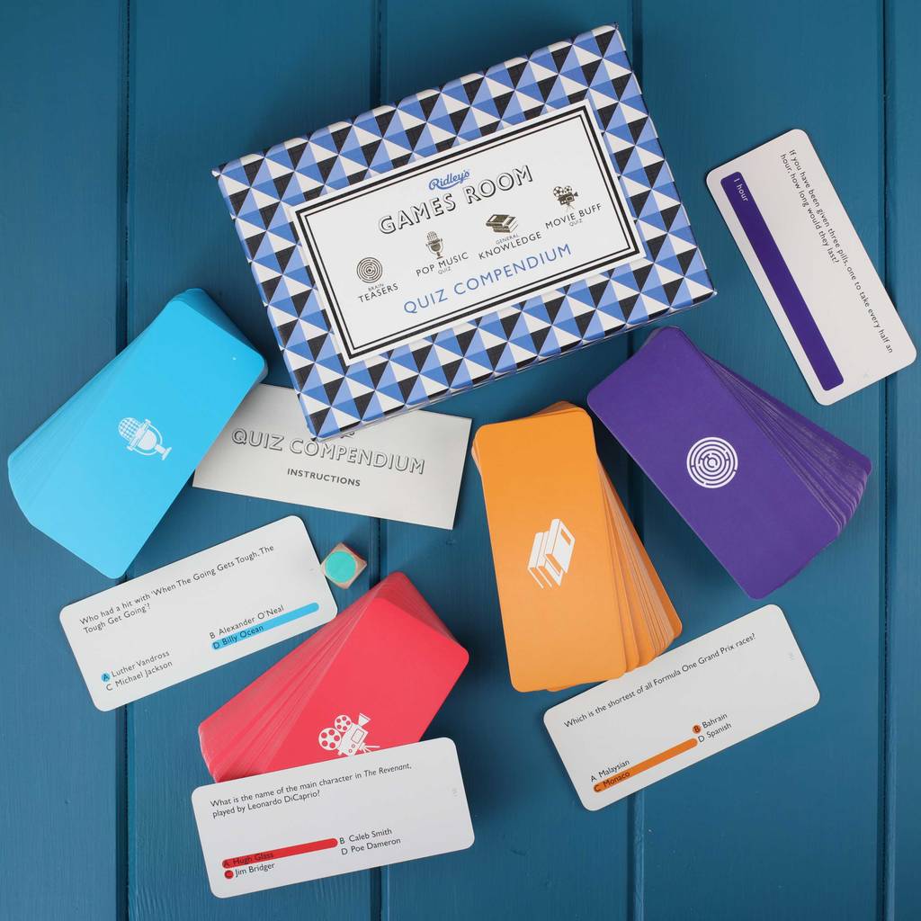 Quiz Compendium After Dinner Games By Nest