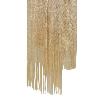 Gold Mesh Viscose Metallic Wrap Shawl, 2 of 3
