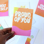 Proud Of You Greeting Card, thumbnail 1 of 3