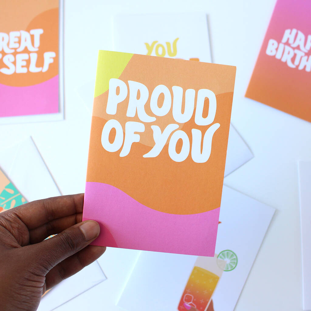 Proud Of You Greeting Card, 1 of 3