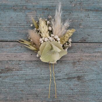 Wedding Dried Flower Bouquet Meadow Neutral Right, 6 of 6