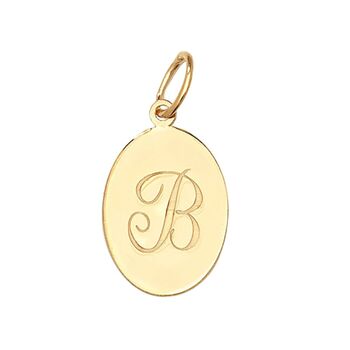 Oval Initial Pendant, 2 of 12