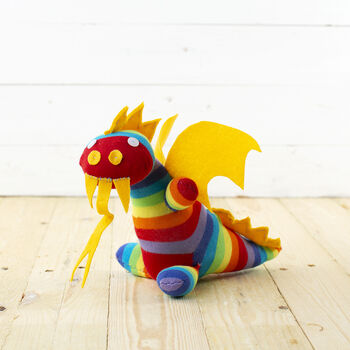 Make Your Own Sock Dragon Craft Kit, 2 of 6