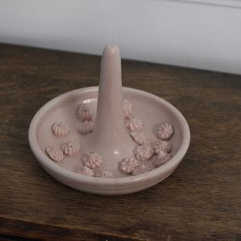 Ceramic Ring Holder In Pink, 3 of 3