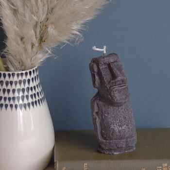 Handmade Maoi Statue Scented Candle, 3 of 5