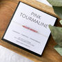 Pink Tourmaline Silk Bracelet October Birthstone, thumbnail 1 of 6