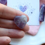 Amethyst Crystal Gift Set Heart, Tower And Mushroom Trio, thumbnail 4 of 5