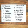 Hand Engraved Personalised Vintage Wood Signs, thumbnail 2 of 12