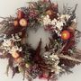 Autumnal 'Amber' Dried Flower Wreath, thumbnail 4 of 6