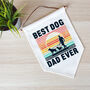 Best Dog Dad Father's Day Cushion, Flag Or Ceramic Gift, thumbnail 3 of 5