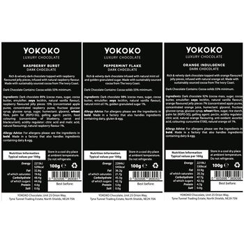 Yokoko New York Collection Vegan Chocolate Gift Box, 5 of 5