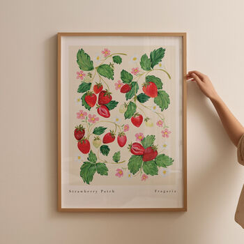 Strawberry Patch Art Print, 2 of 5