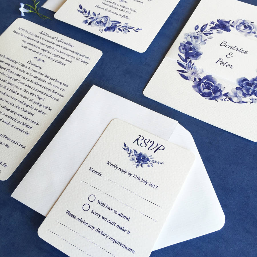 Sangria Flourish Invitation Collection - Citrine Designs