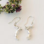 Boxing Hare Earrings In Sterling Silver, thumbnail 2 of 10