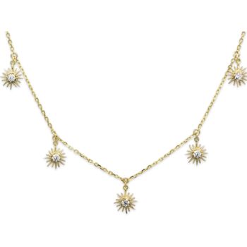 Calvados Sunburst Necklace And Earring Set, 4 of 12