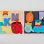 'My First Abc' Sensory 100% Sewn Fabric Quiet Book, thumbnail 4 of 8