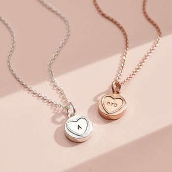 Mini Personalised Sweetheart Necklace, 5 of 9