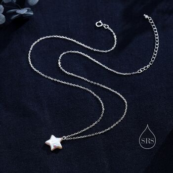 Genuine Star Baroque Pearl Pendant Necklace, 5 of 11