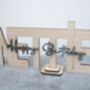 Personalised Wood Cut Out Name Card, thumbnail 3 of 4