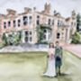 Personalised Wedding Painting From Your Photos Large, thumbnail 8 of 8