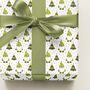 Premium Quality Gnome Christmas Gift Wrapping Paper, Superior Thickness, thumbnail 7 of 9