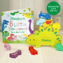 Personalised Dinosaur Book And Stacking Toy, thumbnail 10 of 10
