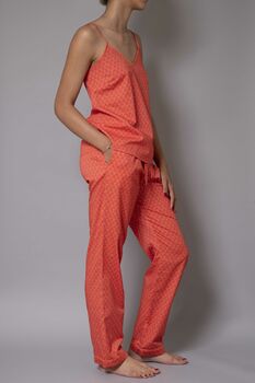 Luxury Cotton Pyjama Trousers | Daydream Geo, 3 of 5