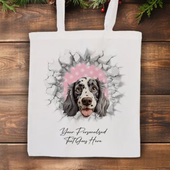 Personalised Christmas English Setter Break Through, 7 of 10
