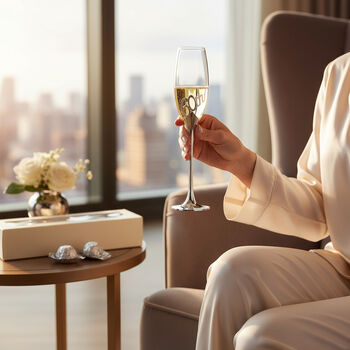 60th Birthday Champagne Flute – Elegant Gift In Presentation Box, 3 of 6