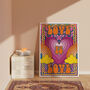 Love Is Love Psychedelic Poster Print Artwork, thumbnail 1 of 3