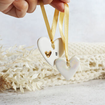 Mini Pair Of Heart Tags, 8 of 10