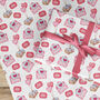 Valentines Love Letter Wrapping Paper Roll Or Folded, thumbnail 1 of 2