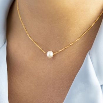 Floating Pearl Necklace, 5 of 8