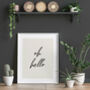 Oh Hello Wall Print, thumbnail 1 of 5