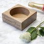 Personalised Solid Oak Champagne Holder, thumbnail 7 of 8