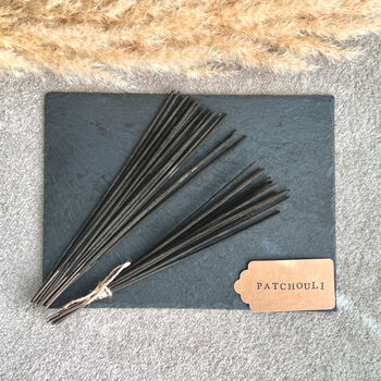 Patchouli Incense Sticks Hand Rolled With Essential Oil, 5 of 5