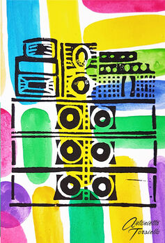 Sound System Caribbean Reggae Music Artwork Dad Gift, 2 of 2