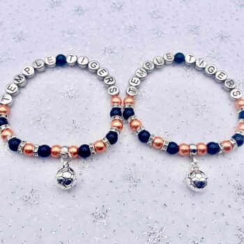 Personalised Football Charm Bracelet, 11 of 12