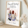 Personalised Birthday Print For Her – Custom Illustration With Age, Names And Quote, Digital Or Printed Gift, thumbnail 6 of 7