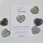 Rainbow Fluorite Pocket Heart Gift For Focus And Study, thumbnail 3 of 4