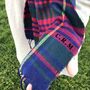 Personalised Check Initials Scarf, thumbnail 1 of 4
