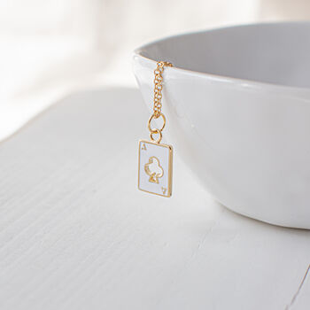 Ace Of Clubs Necklace, 3 of 6