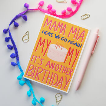 Mama Mia Birthday Card, 6 of 7
