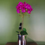 Pink Silver Artificial Orchid Large 52cm Real Touch, thumbnail 1 of 3