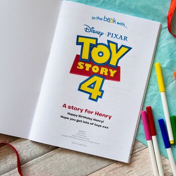 Personalised Toy Story Four Colouring Book, 2 of 8