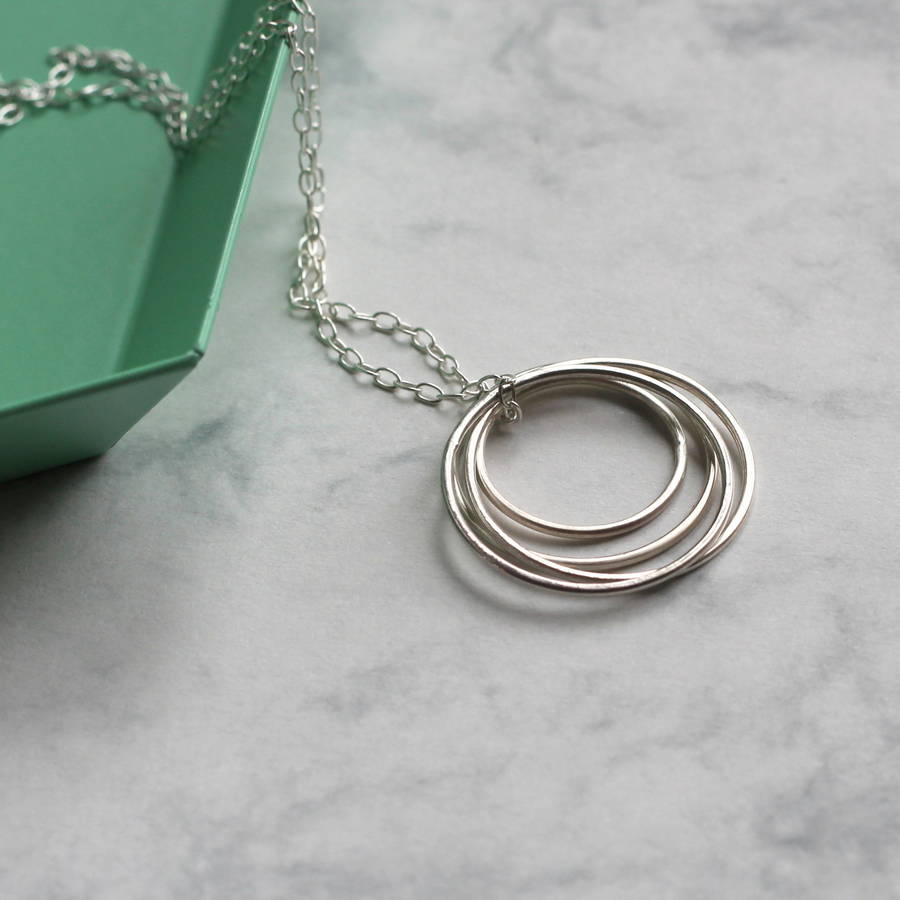 Quatre Necklace Sterling Silver